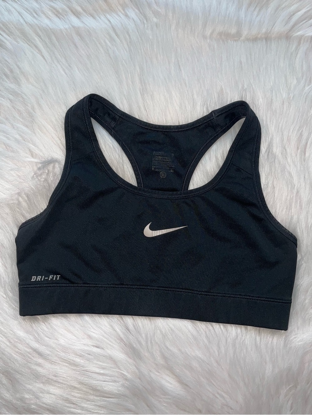 Nike Dri-FIT Black Racerback Sports Bra